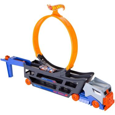 Imagem de Caminhão Com Pista E Carrinho Hot Wheels - Stunt & Go - City - Mattel