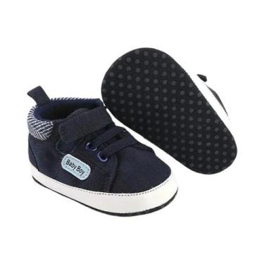Imagem de Sapatos Para Bebês De 0 a 1 Ano, Solado Macio, Lona, Estilo Casual Par