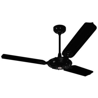 Imagem de Ventilador de Teto Comercial 3 Pás Preto 127V Venti-Delta, Preto, 110V