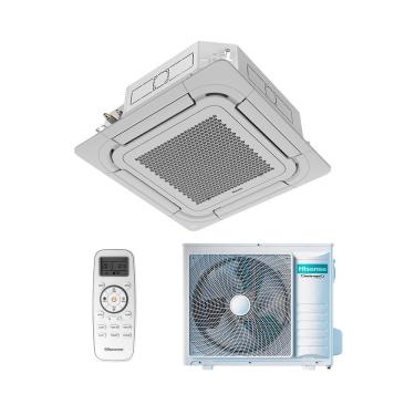 Imagem de Ar Condicionado Split Cassete 4 Vias Inverter R-32 Hisense 36.000 BTUs Frio 220V Monofásico