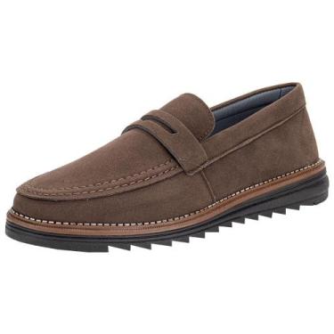 Imagem de Mocassim masculino west line 35417, Café, 41