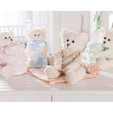 Imagem de Kit manta bebe Bear - Andreza, ROSA
