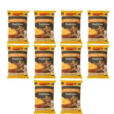 Imagem de Kit 10 Farofa de Mandioca Temperada Tradicional Original 250g - Temper