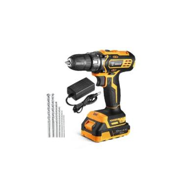 Imagem de PARAFUSADEIRA FURADEIRA  DEKO  20v 3/8 POL BATERIA DKCD20XL01, Bivolt