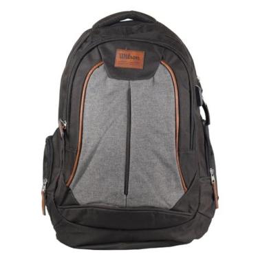 Imagem de Mochila Wilson Sporting Goods Entrada USB Original 1magnus, Preto