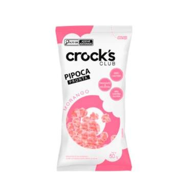 Imagem de Pipoca Doce Pronta CrockS Club Sabor Morango 50g