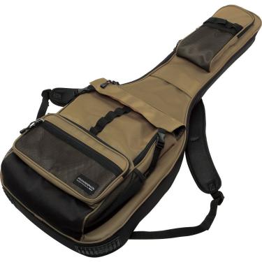 Imagem de Bag para Guitarra IGB651-KH Powerpad com Almofada de Proteção 20mm e 7 Bolsos Khaki Ibanez