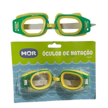 Imagem de Óculos de Natação Sport Infantil com Tirantes Reguláveis para Piscina e Mar Mor