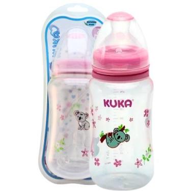 Imagem de Mamadeira Bebê Kuka Natural Big 330ml TAM 2 Bico Achatado