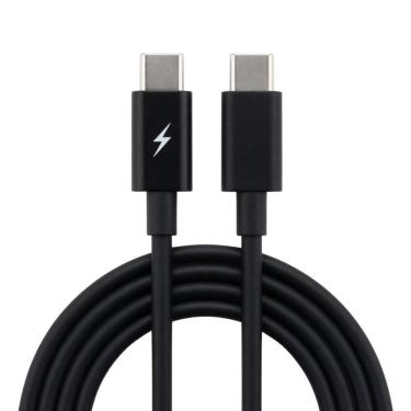 Imagem de Cabo USB Tipo-C MDM Blindado Fast Charge 3A Preto 1 Metro