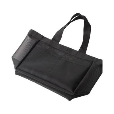 Imagem de Bolsa De Ombro Transparente De Grande Capacidade Em Tule, Bolsa De Mão