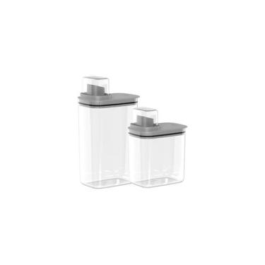 Imagem de Kit Dispenser para Detergente, Amaciante e Produtos Limpeza 1,5L (19,5