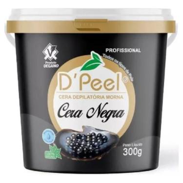 Imagem de DPeel Cera Depilatória Profissional Morna 300g - Cera Negra
