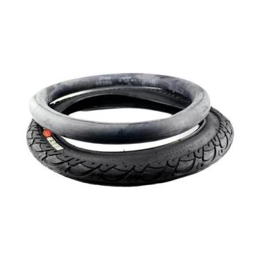 Imagem de Câmara de Ar e Pneu Externo 16x2.125 54-305 para Pneu de Bicicleta Elé