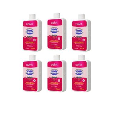 Imagem de Kit 6 Loções Hidratantes Morango 475ml Atacado Hidrata Pele Tipo: Mora
