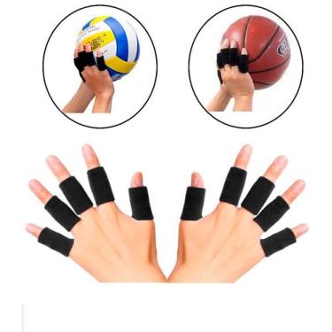 Imagem de Elástico Protetor de Dedo Basquete Handebol Vôlei 10 Unidades - Estilo