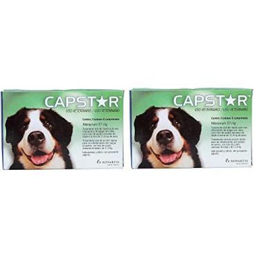 Imagem de Antipulgas Capstar 57 Mg Cães 6 Comprimidos 2 Unidades