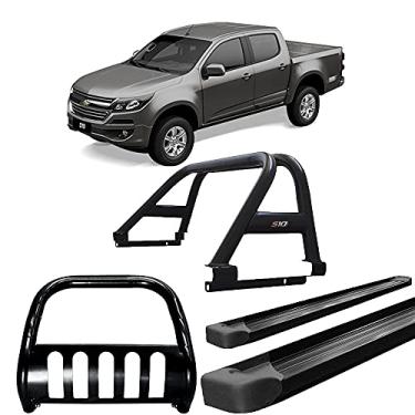 Imagem de Kit Quebra Mato + Estribo + Santo Anto Duplo S10 12/20 Preto