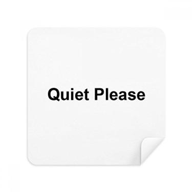 Imagem de Quite Please Warning Symbol Pattern Glasses Cloth Screen Cleaner Suede Fabric 2 Pack
