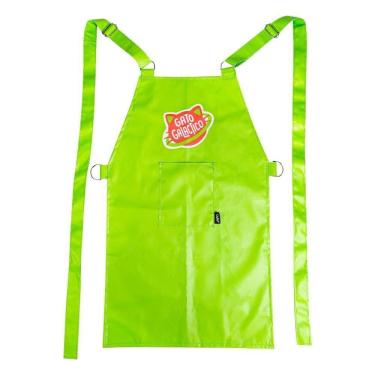 Imagem de Avental Infantil Gato Galáctico Verde