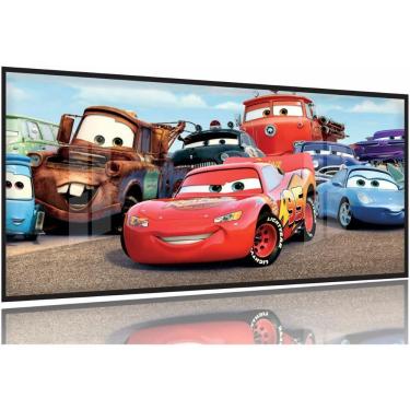 Imagem de Quadro Decorativo Carros Mcqueen 130x60 Moldura Preta 2x2