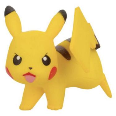 Imagem de Pokémon Takara Tomy Pikachu Pvc Miniatura Colecionável - Manú Presente