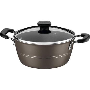 Imagem de Caçarola Tramontina 24cm Antiaderente Sicília 4,3L Avelã