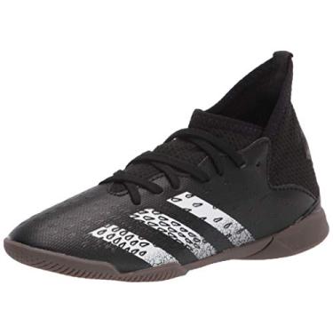 Imagem de adidas Indoor Predator Freak .3 Soccer Shoe (boys) Black/White/Gum 2 Little Kid