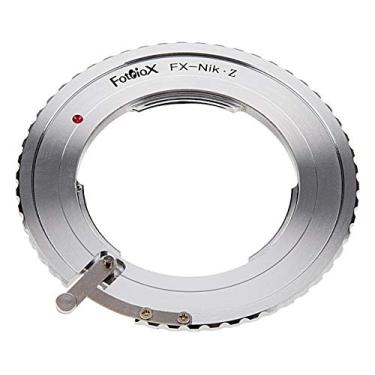 Imagem de Adaptador de montagem de lente Fotodiox, compatível com lentes de foco manual sem espelho Fuji X-Series em câmeras sem espelho Nikon Z-Mount