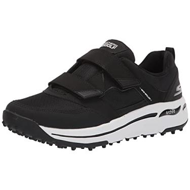 Imagem de Skechers Tênis de golfe feminino Arch Fit, preto/branco 2 tiras, 39, 2 alças preto/branco, 38