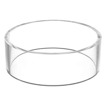 Imagem de Generic Suporte de rack de armazenamento de suporte de exibição de bola de acrílico transparente, para boliche futebol futebol vôlei beisebol.