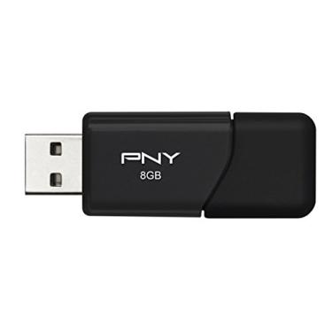 Imagem de PNY Pen Drive USB 2.0 da Attache, 8 GB/preto (P-FD8GBATT03-GE)