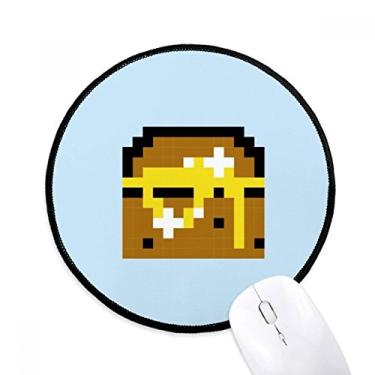 Imagem de DIYthinker Summer Sail Box Treasure Hunt Pixel Mouse Pad Desktop Office Tapete Redondo para Computador