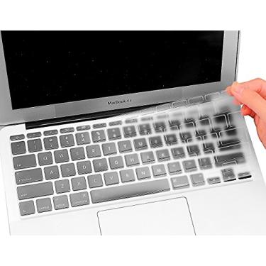 Imagem de Capa protetora de teclado ultra fina macia de TPU compatível com MacBook Air 11,6 polegadas (A1370 e A1465), MacBook Air 13 polegadas (A1932 A2179 versão 20120), Air 11.6 inch