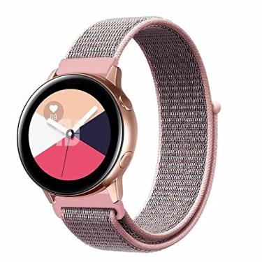 Imagem de Pulseira Nandos-Store compatível com Samsung Galaxy Watch 42mm / Active and Gear S2 (Rosa sand em nylon)