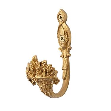 Imagem de KIZQYN Ganchos de casaco cabide montado na parede, cabide de casaco de varanda, gancho de parede de luxo leve adequado para casacos, cachecóis, bolsas, toalhas, chaves, chapéus cabide de parede (cor: 1)