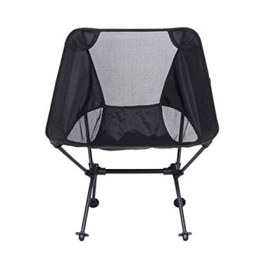 Imagem de Cadeira de acampamento portátil - cadeiras de mochila dobráveis ​​ultraleves compactas, cadeira de mochila leve dobrável dobrável pequena em uma bolsa para atividades ao ar livre
