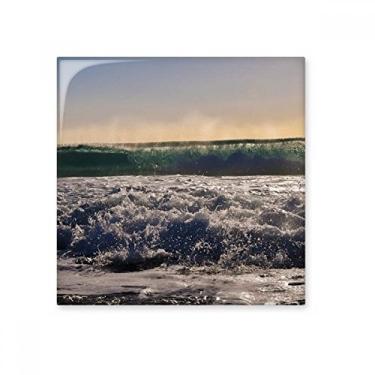 Imagem de Sunshine Ocean Water Wave Science Nature Picture Ceramic Tile Glossy Decalque de pedra adornada tijolo vitrificado