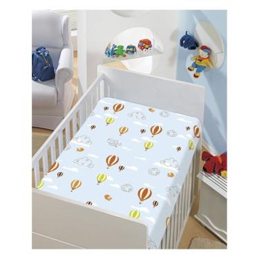 Imagem de Cobertor Manta Bebê Menino Dyuri Não Alérgico Azul Jolitex