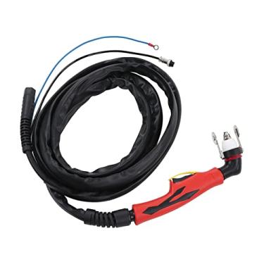 Imagem de Pistola de corte a plasma, alta eficiência de arco, bom isolamento, alta estabilidade, interruptor rápido, resposta, tocha soldadora a plasma, 4 metros para processamento de metal