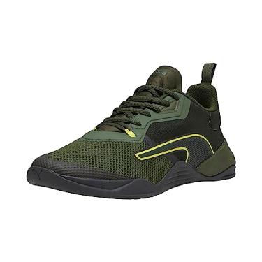 Imagem de PUMA Fuse V2.0 masculino, Myrtle-puma preto e amarelo Burst, 43