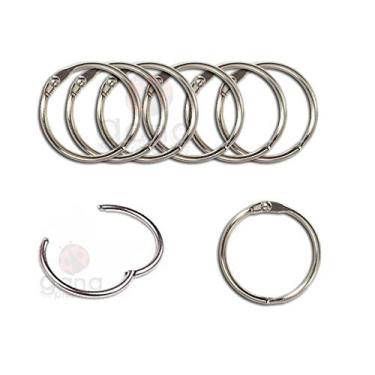 Imagem de Argola Articulada 25mm para Álbuns, cadernos, bloquinhos e Scrapbook 10 Argolas Articuladas