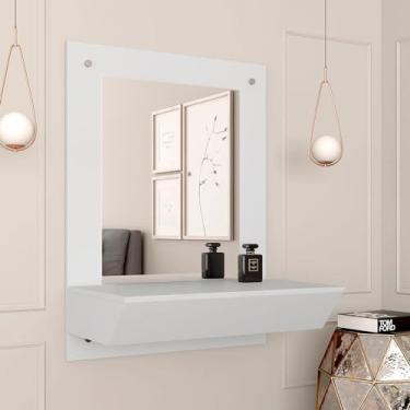 Imagem de Penteadeira Suspensa Com Espelho Cecilia Branco - Móveis Arapongas Branco