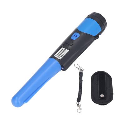 Imagem de Detector de metais, Pinpointer de varinha de m?o azul com display LCD e fun??o de lanterna, sonda de localiza??o de tesouro port¨¢til de alta sensibilidade e leve, Detector de metais para crian?as