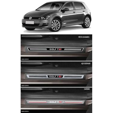 Imagem de Jogo Soleira Premium Elegance Vw Golf TSI 2014 à 2020 - 4 Portas ( Vinil + Resinada 8 Peças )