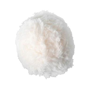 Imagem de Colaxi Fio de pele de poliéster macio 32 m DIY crochê tricô artesanato novo - branco