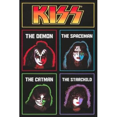 Imagem de Caderno de Música Kiss Rock Band Lembrete de Aniversário. Presente para fã da banda Kiss