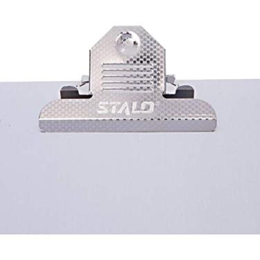 Imagem de Prancheta de Alumínio, Stalo, Ofício, 35x26 cm, Com Prendedor de Metal