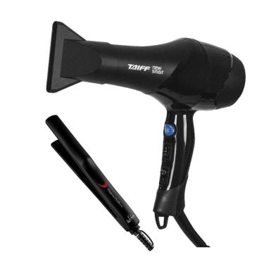 Imagem de Kit - Secador Taiff Prof. New Smart 1700W 220V + Prancha Gama Eleganza Plus 210ºc - Biv