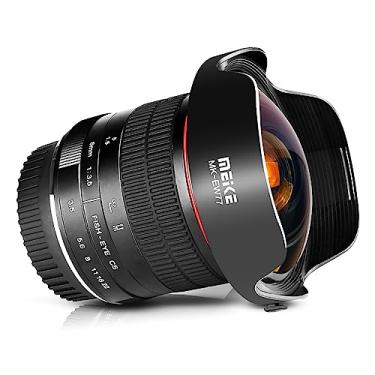 Imagem de Meike Lente olho de peixe ultra grande angular f3.5 de 8 mm para todas as câmeras EOS EF Mount DSLR EOS 70D 77D 80D Rebel T7i T6i T6s T6 T5i T5 T4i T3i SL2, etc